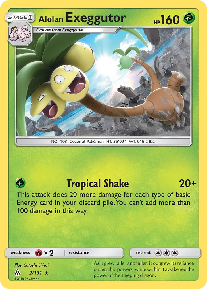 Alolan Exeggutor, Forbidden Light 2/131