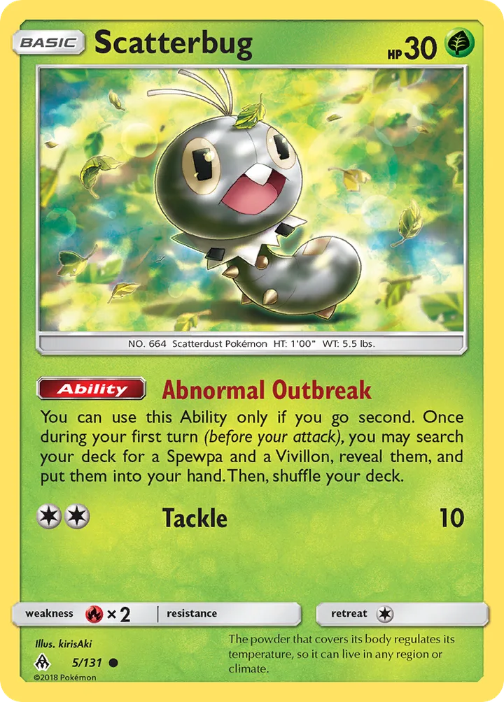 Scatterbug, Forbidden Light 5/131