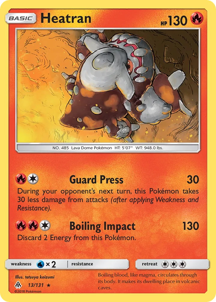 Heatran, Forbidden Light 13/131