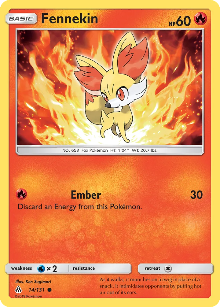 Fennekin, Forbidden Light 14/131