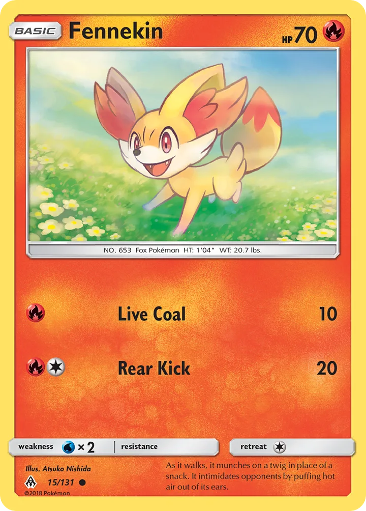 Fennekin, Forbidden Light 15/131