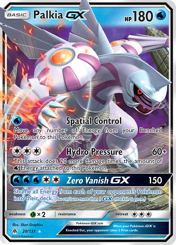 Palkia-GX, Forbidden Light 20/131