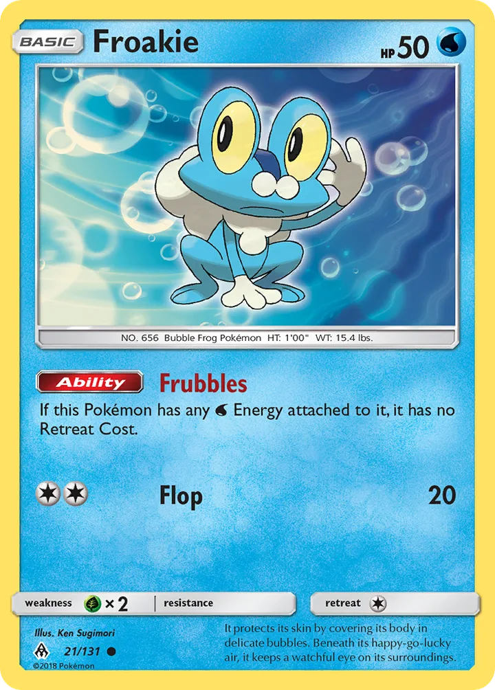 Froakie, Forbidden Light 21/131