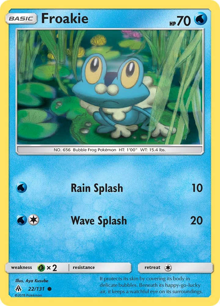 Froakie, Forbidden Light 22/131