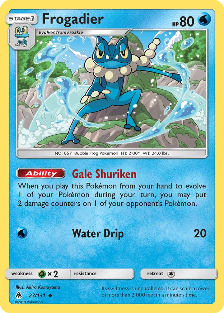 Frogadier, Forbidden Light 23/131
