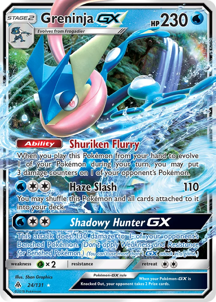 Greninja-GX, Forbidden Light 24/131