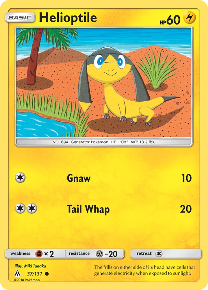 Helioptile, Forbidden Light 37/131