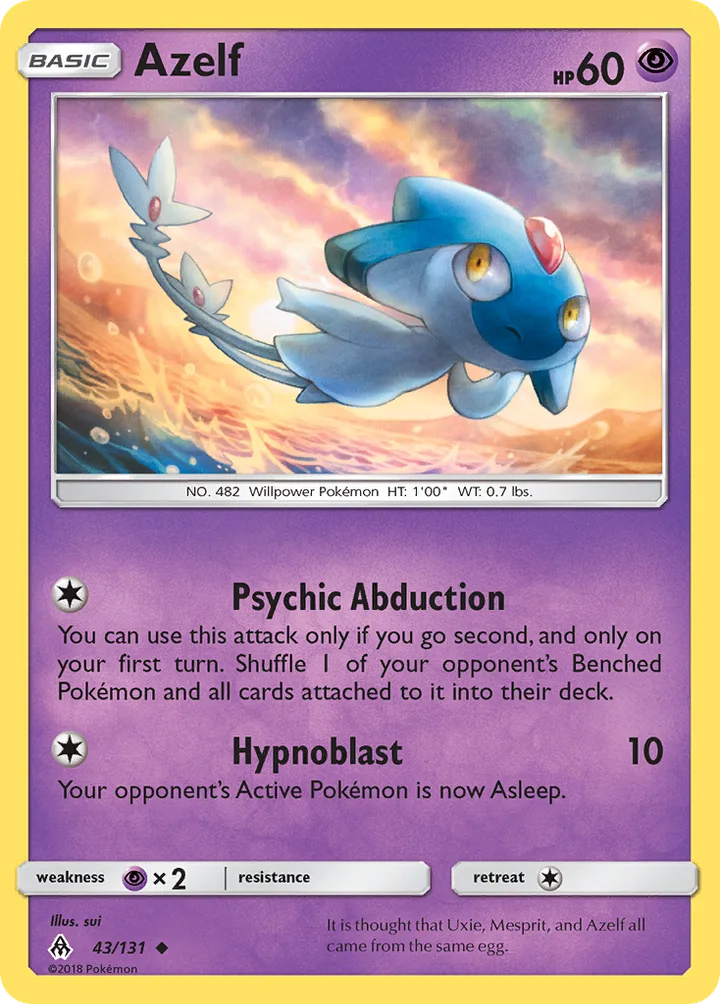 Azelf, Forbidden Light 43/131