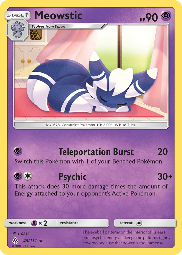 Meowstic, Forbidden Light 45/131