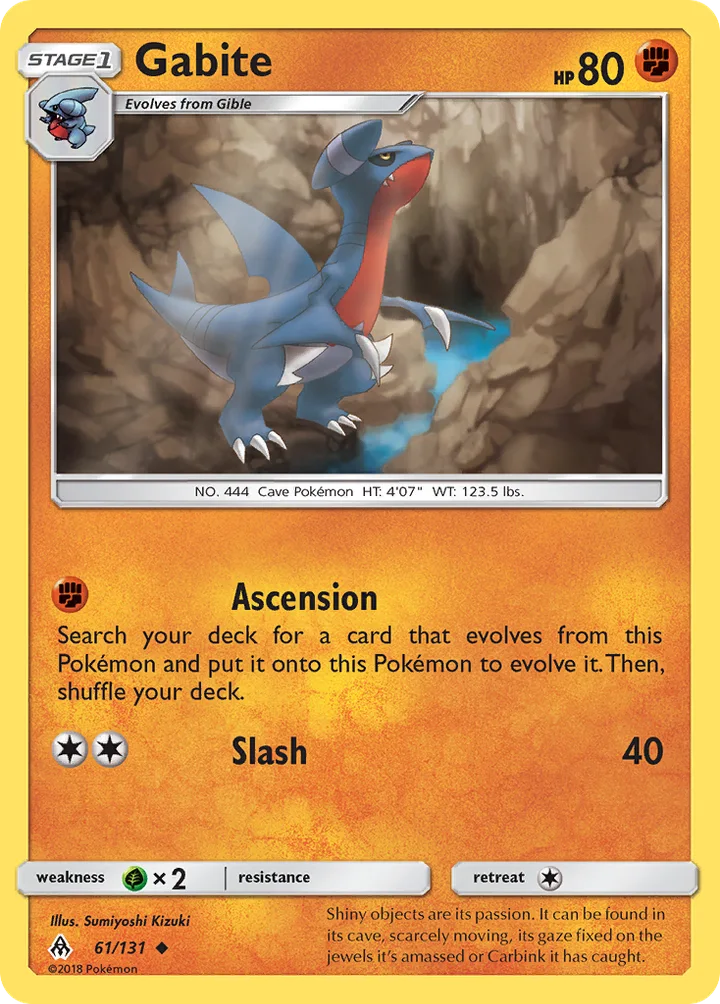 Gabite, Forbidden Light 61/131