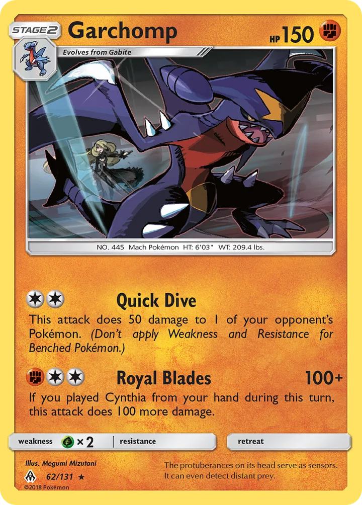 Garchomp, Forbidden Light 62/131