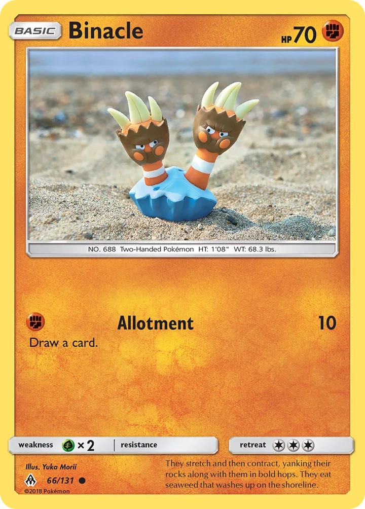 Binacle, Forbidden Light 66/131