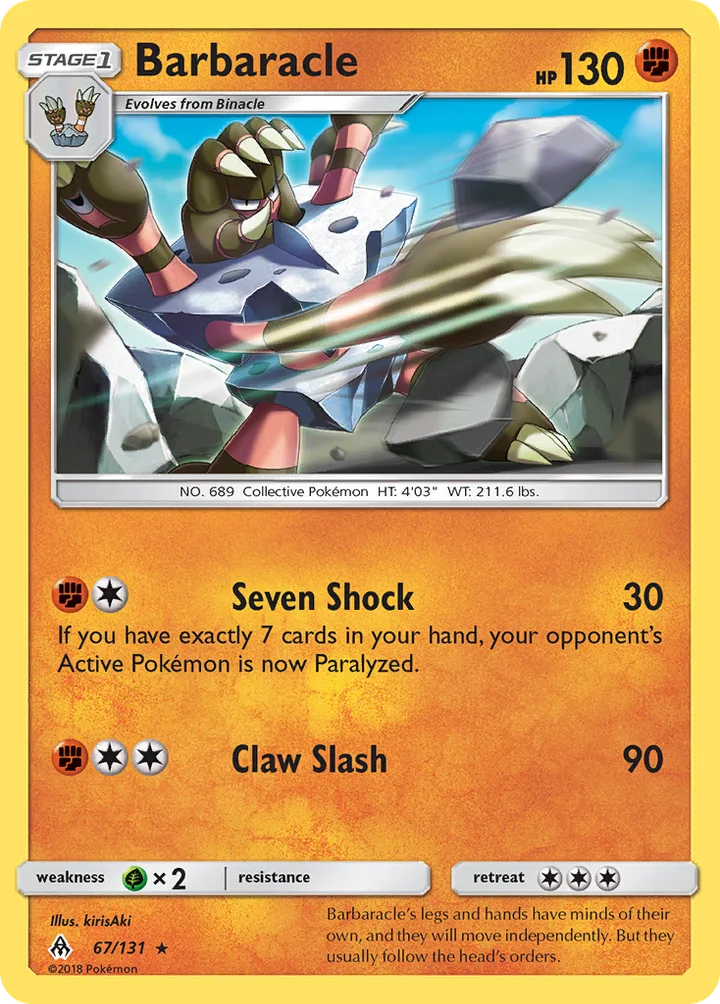 Barbaracle, Forbidden Light 67/131