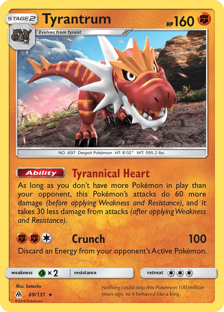 Tyrantrum, Forbidden Light 69/131