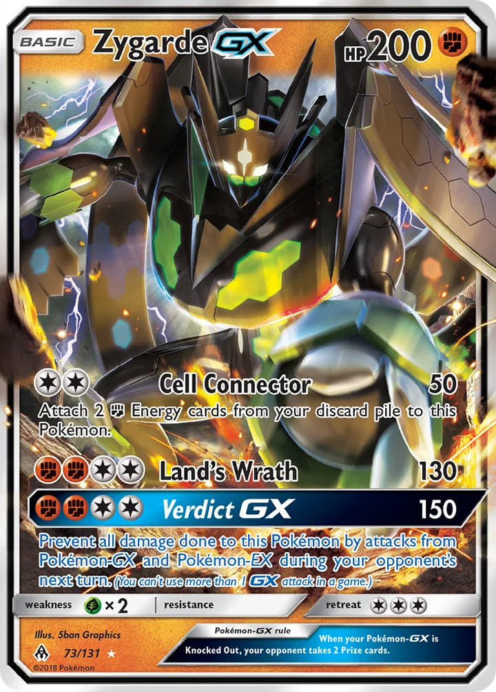Zygarde-GX, Forbidden Light 73/131