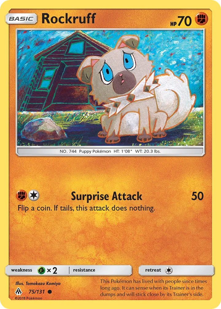 Rockruff, Forbidden Light 75/131