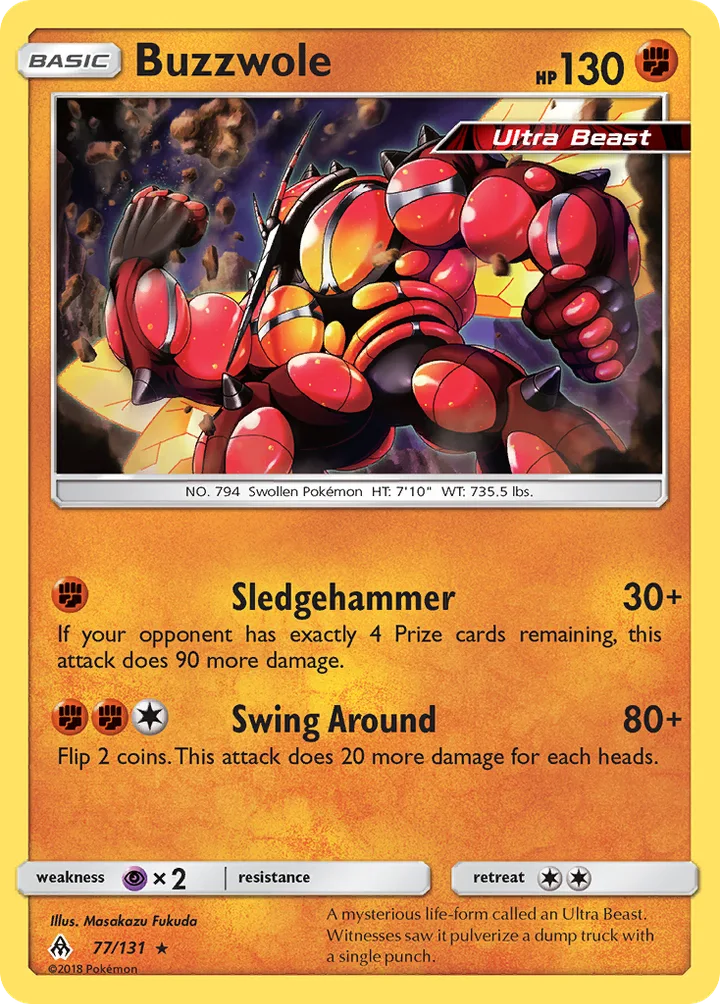 Buzzwole, Forbidden Light 77/131