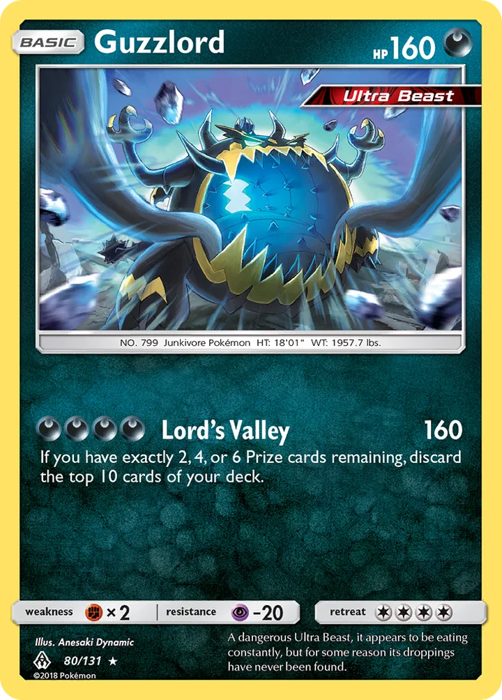 Guzzlord, Forbidden Light 80/131