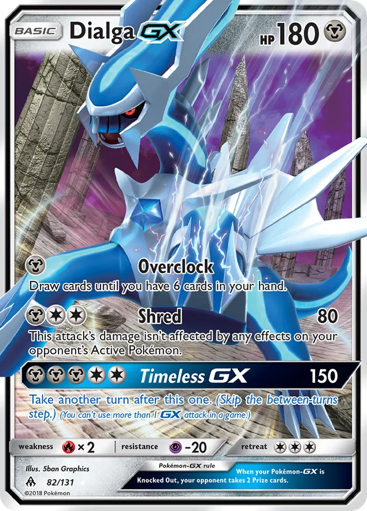 Dialga-GX, Forbidden Light 82/131