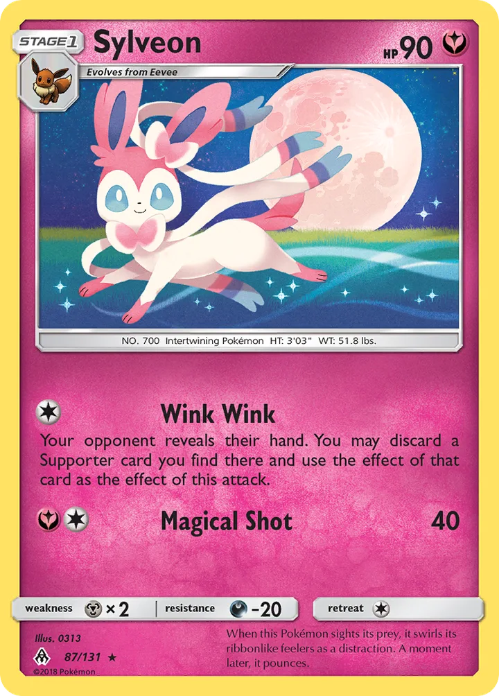 Sylveon, Forbidden Light 87/131