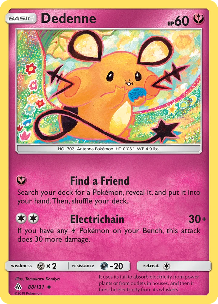 Dedenne, Forbidden Light 88/131