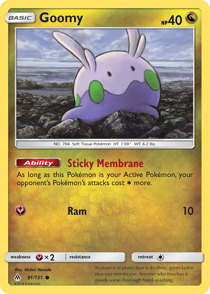 Goomy, Forbidden Light 91/131