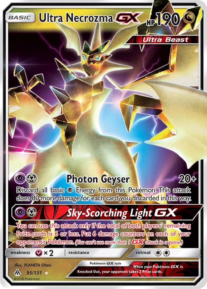 Ultra Necrozma-GX, Forbidden Light 95/131