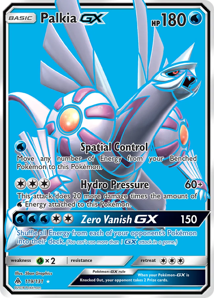 Palkia-GX, Forbidden Light 119/131