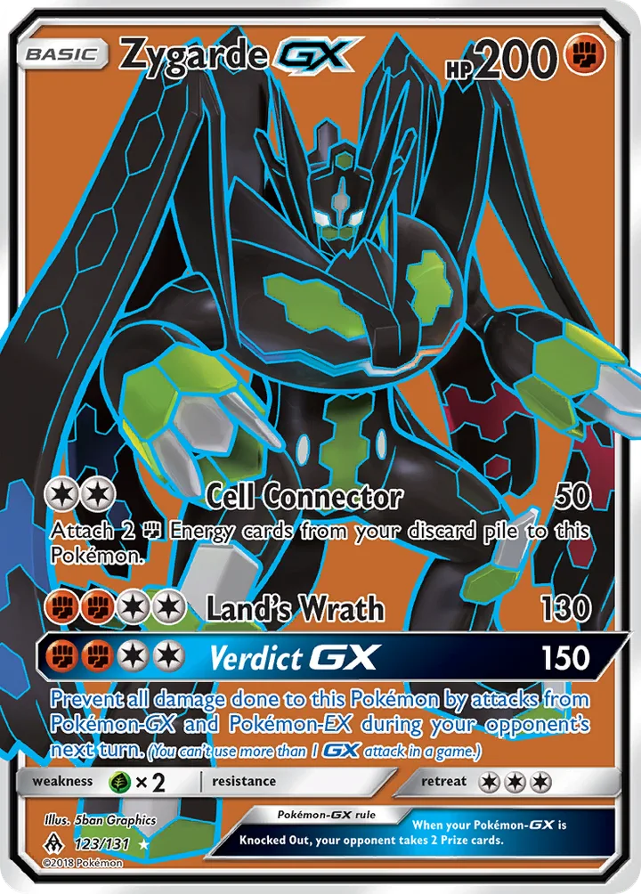 Zygarde-GX, Forbidden Light 123/131