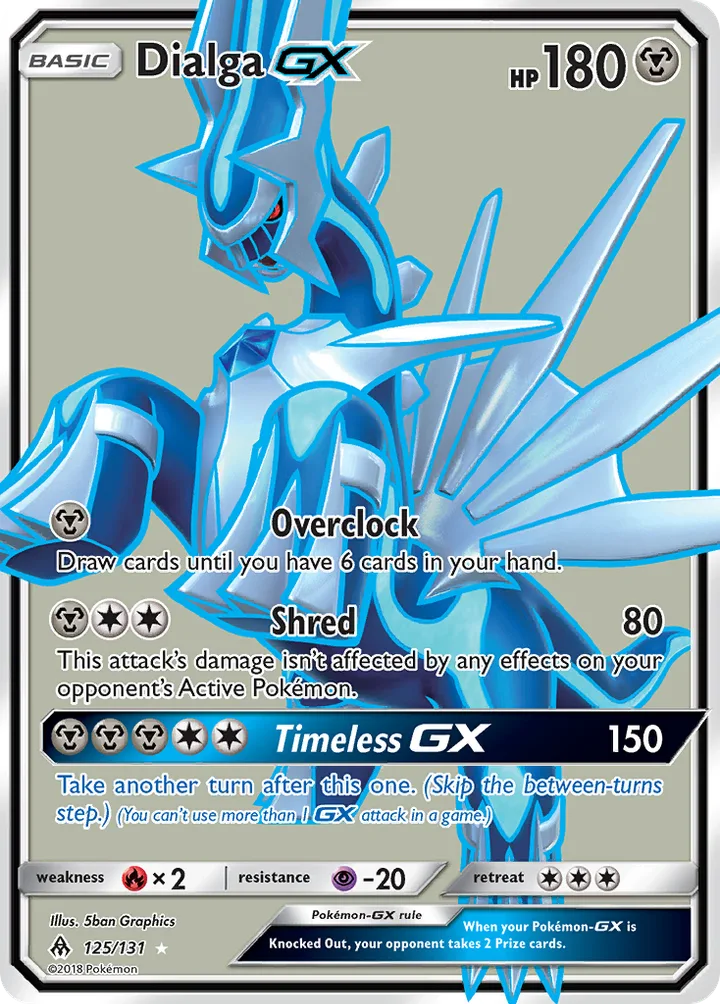 Dialga-GX, Forbidden Light 125/131