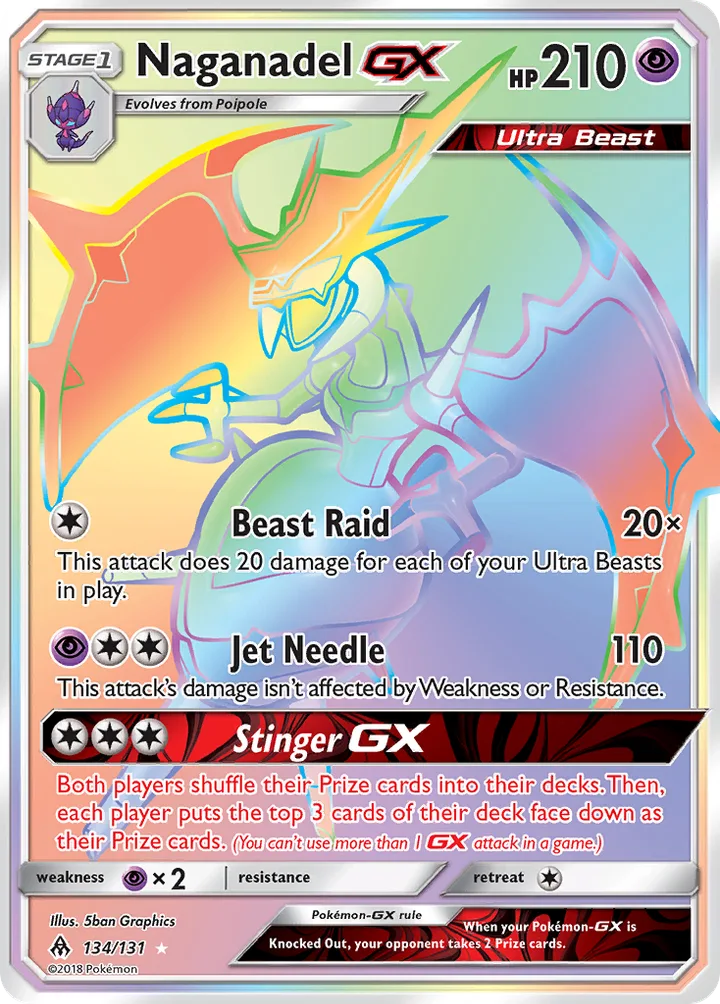 Naganadel-GX, Forbidden Light 134/131