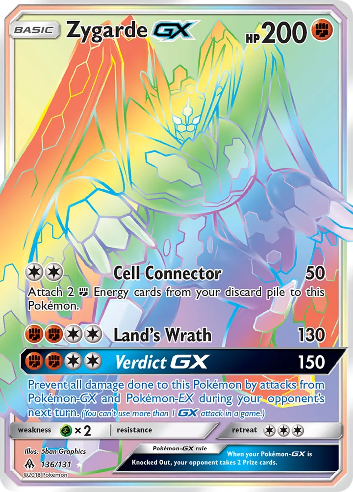 Zygarde-GX, Forbidden Light 136/131