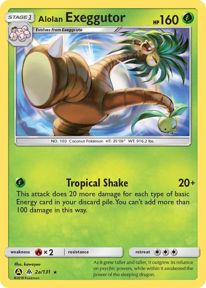 Alolan Exeggutor, Forbidden Light 2a/131