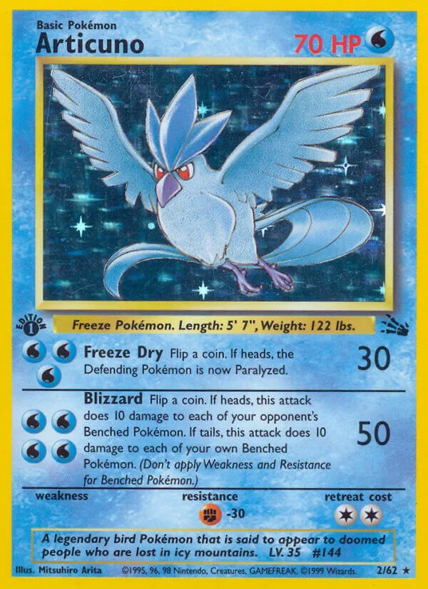 Articuno, Fossil 2/62