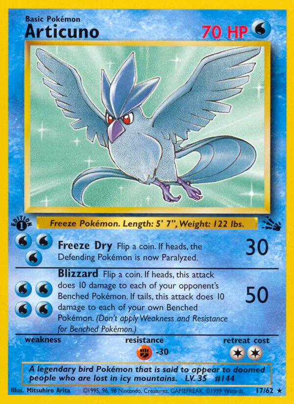 Articuno, Fossil 17/62