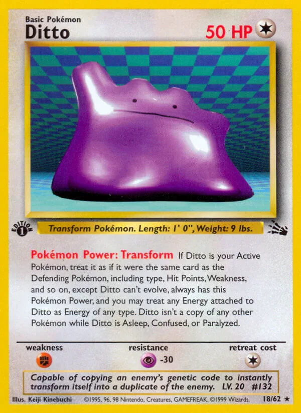 Ditto, Fossil 18/62