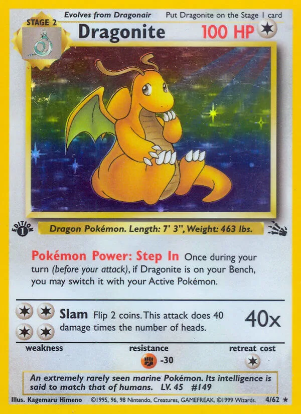 Dragonite, Fossil 4/62