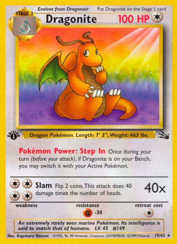 Dragonite, Fossil 19/62