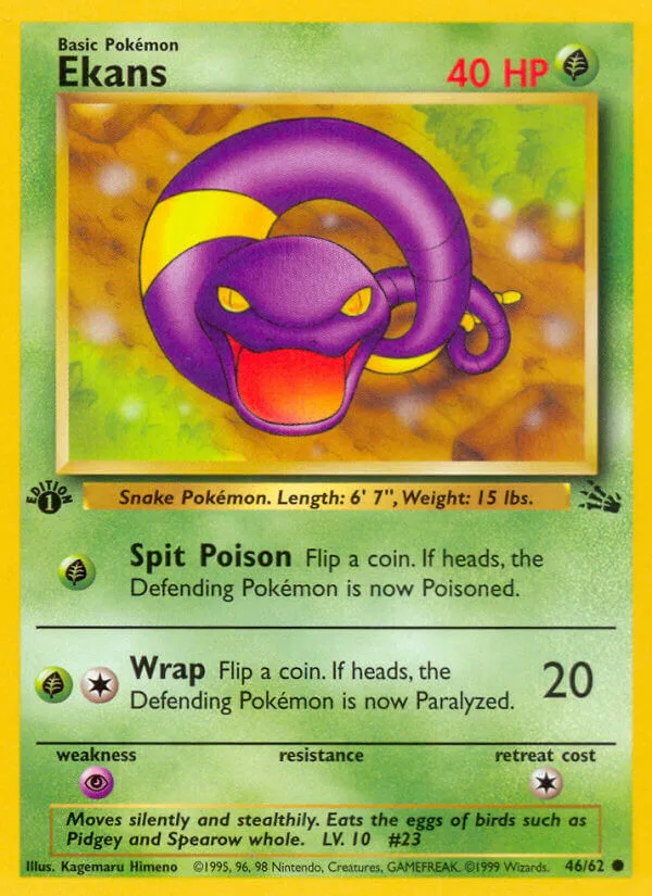 Ekans, Fossil 46/62
