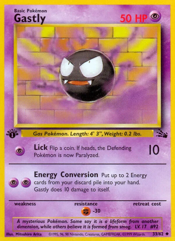 Gastly, Fossil 33/62