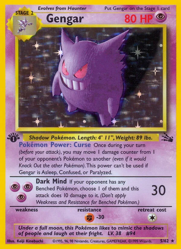 Gengar, Fossil 5/62