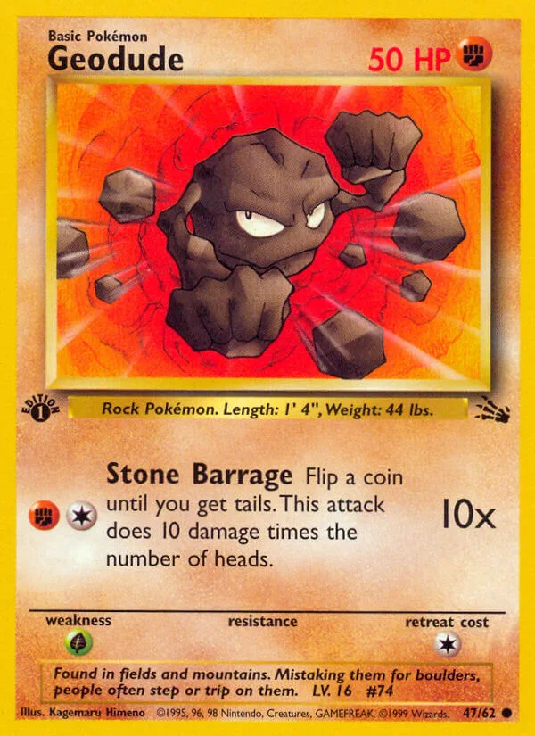 Geodude, Fossil 47/62