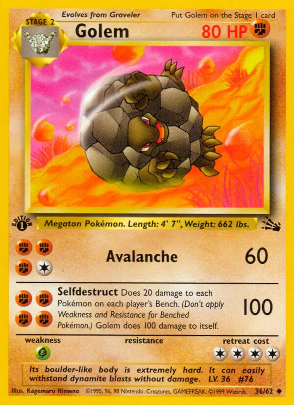 Golem, Fossil 36/62
