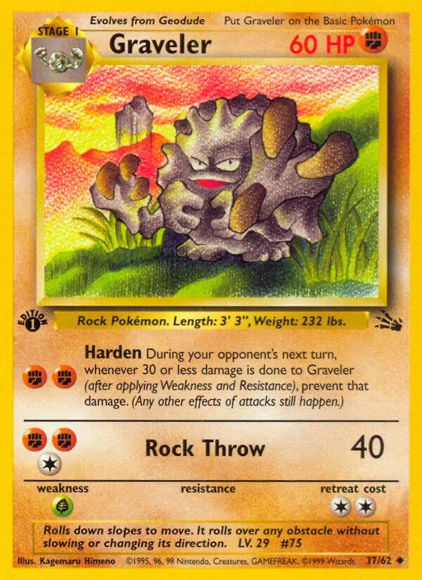 Graveler, Fossil 37/62