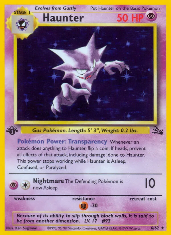 Haunter, Fossil 6/62