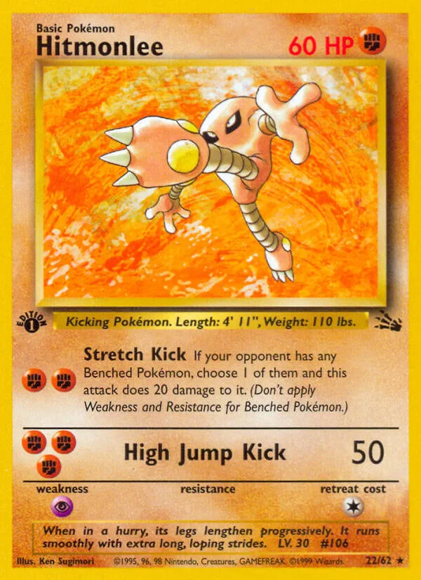Hitmonlee, Fossil 22/62