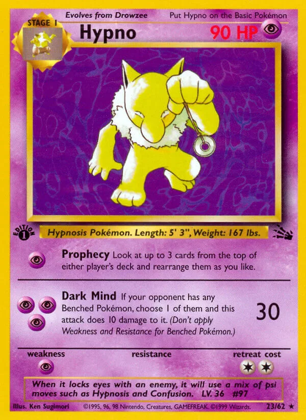 Hypno, Fossil 23/62