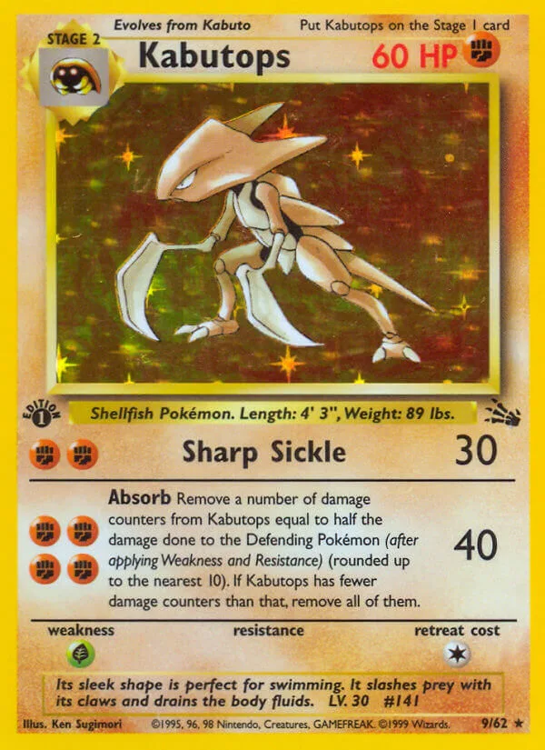 Kabutops, Fossil 9/62