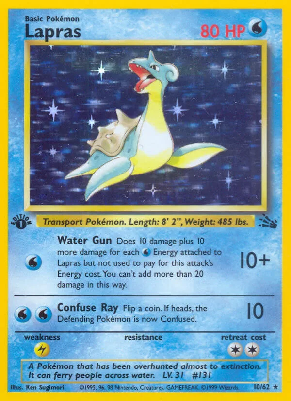 Lapras, Fossil 10/62