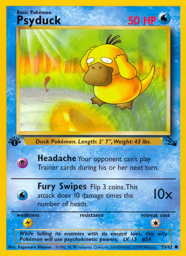 Psyduck, Fossil 53/62